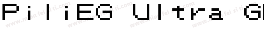 PiliEG Ultra GB字体转换